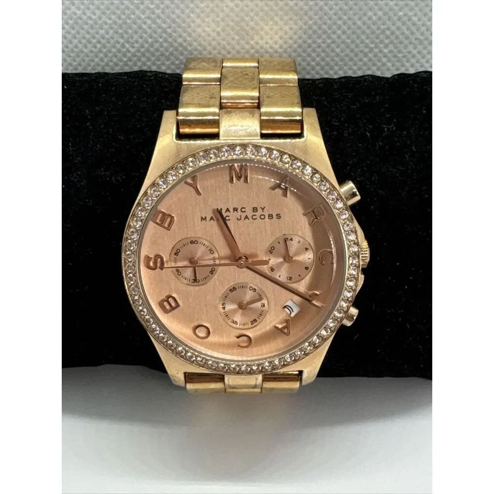 Marc Jacobs Henry MBM3118 Womens Stainless Steel Analog Dial Quartz Watch JNA708
